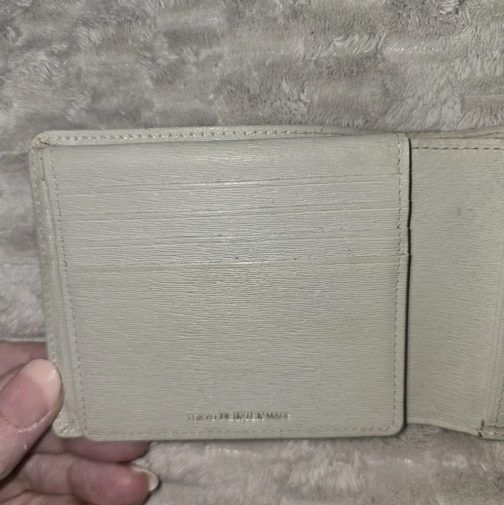 Yoshida & Co Porter Bifold mens Wallet. Light taupe EUC